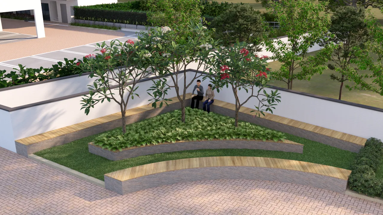 Akrida Outdoor Working Area